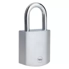Yale Y128B/50/132/1/B félcilinderes krómozott lakat