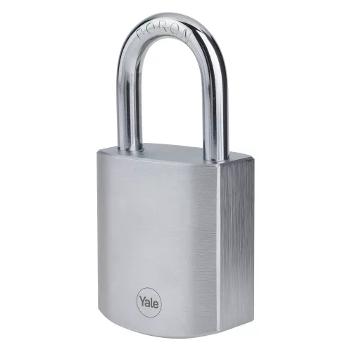 Yale Y128B/50/132/1/B félcilinderes krómozott lakat