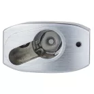 Yale Y128B/50/132/1/B félcilinderes krómozott lakat