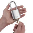 Yale Y128B/50/132/1/B félcilinderes krómozott lakat