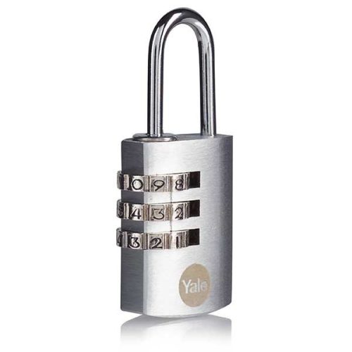 Yale Y151B/22/120/1 krómozott számkombinációs lakat