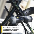 Yale YCUL2/13/230/1 számzáras kerékpár U lakat