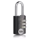 Yale YE3CB/20/121/1/BK számzáras bőrönd lakat