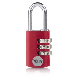 Yale YE3CB/20/121/1/CO számzáras bőrönd lakat