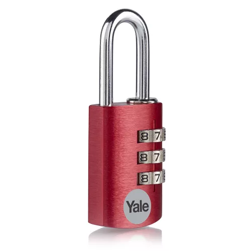Yale YE3CB/20/121/1/CO számzáras bőrönd lakat