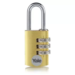 Yale YE3CB/20/121/1/GO számzáras bőrönd lakat