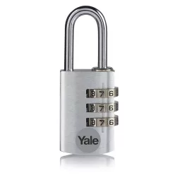 Yale YE3CB/20/121/1/S számzáras bőrönd lakat