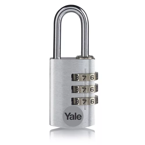 Yale YE3CB/20/121/1/S számzáras bőrönd lakat