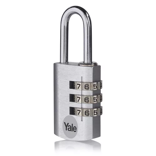 Yale YE3CB/20/121/1/S számzáras bőrönd lakat