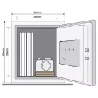 Yale YFM/420/FG tűzálló széf elektronikus zárral