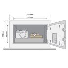 Yale YSV/170/DB/B kisméretű széf elektronikus zárral