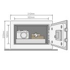 Yale YSV/200/DB széf elektronikus zárral