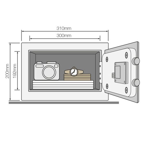 Yale YSV/200/DB széf elektronikus zárral