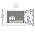 Yale YSV/250/DB széf elektronikus zárral