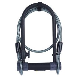   Yale YUL2C/13/230/1 kerékpár U lakat és sodrony kombináció