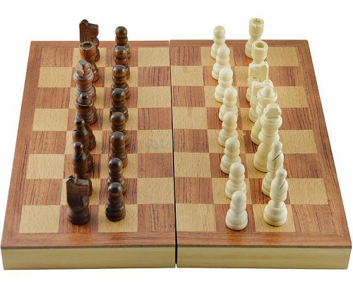 Fa sakk készlet - 27 cm