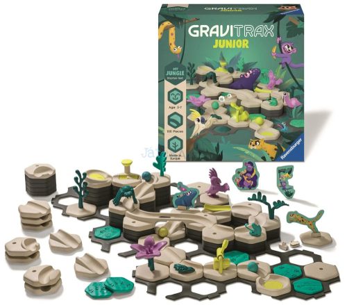 Gravitrax Junior L Dzsungel golyópálya kezdőkészlet