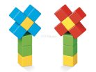 Geomag Magicube 16 darabos mágneses építőjáték