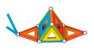 Geomag Supercolor Panels Recycled 78 darabos mágneses építőjáték