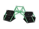 Geomag Glow Recycled 60 darabos mágneses építőjáték