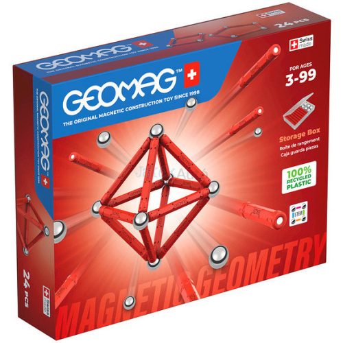 Geomag Classic Recycled Magnetic Geometry 24 darabos mágneses építőjáték