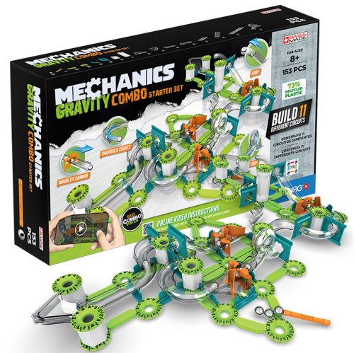 Geomag Mechanics Gravity Recycled Kezdő szett 153 darabos építőjáték