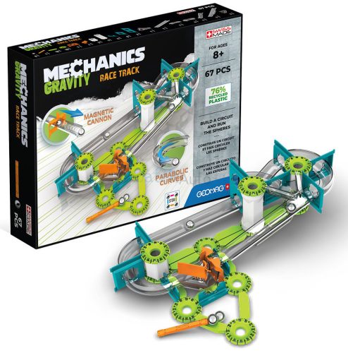 Geomag Mechanics Gravity Recycled Race Track 67 darabos építőjáték
