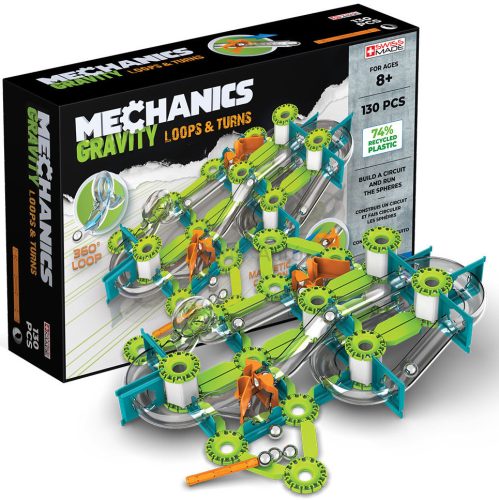 Geomag Mechanics Gravity Recycled Loops 130 darabos építőjáték