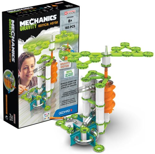 Geomag Mechanics Gravity Recycled Vertical motor 183 darabos építőjáték