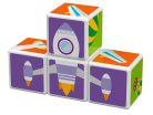 Geomag Magicube Printed Közlekedés mágneses építőjáték