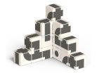 Geomag Cube Art Kaufman 12 db mágneses építőjáték
