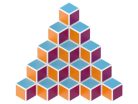 Geomag Magicube Art Building Crystal 64 db mágneses építőjáték