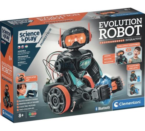 Clementoni Tudomány és játék - Evolution robot - Programozható robotkészítõ készlet