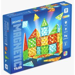   Geomag Magnetic Tiles Gems 32 darabos mágneses építőjáték