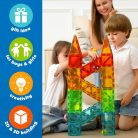 Geomag Magnetic Tiles Gems 32 darabos mágneses építőjáték