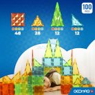 Geomag Magnetic Tiles Gems 100 darabos mágneses építőjáték 