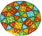 Geomag Magnetic Tiles Gems 100 darabos mágneses építőjáték 