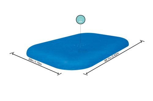 Bestway 58319 téglalap alakú medencetakaró 2,62 m x 1,75 m x 51cm
