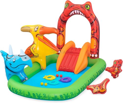 Bestway 53160 Jurassic Splash játéksziget 2,41 m x 1,40 m x 1,37 m