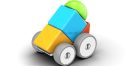 Geomag Magicube Blocks Recycled Cars 10 darabos mágneses építőjáték