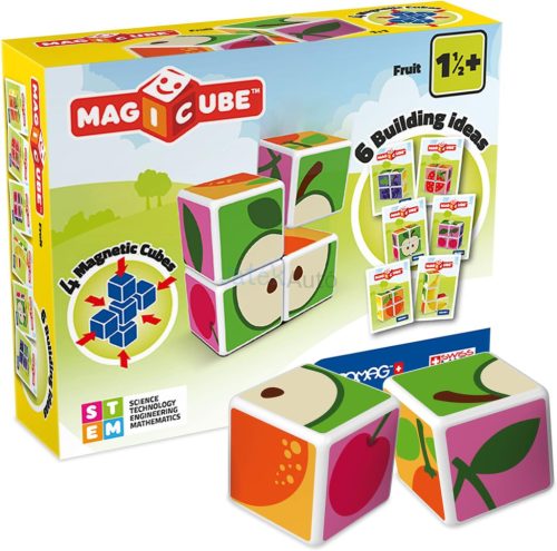 Geomag Magicube Printed Gyümölcsök mágneses építőjáték