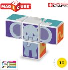 Geomag Magicube Printed Állatok mágneses építőjáték