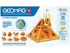 Geomag Classic Panels Recycled 78 darabos mágneses építőjáték