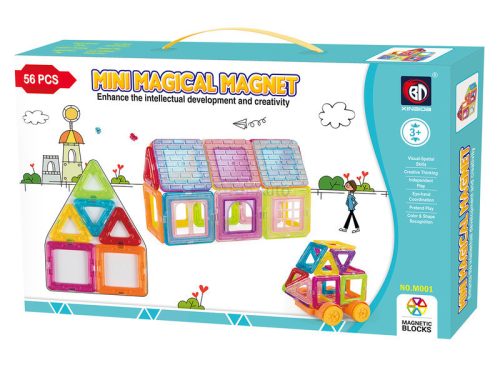 Mini Magical Magnet kreatív mágneses építőjáték 56 db-os