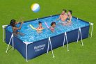 Bestway 56424 Fémvázas medence szögletes 400x211x81cm