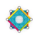 Geomag Glitter Panels Recycled 22 darabos mágneses építőjáték