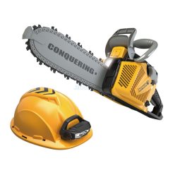   Power Tools elemes játék láncfűrész és világító védősisak