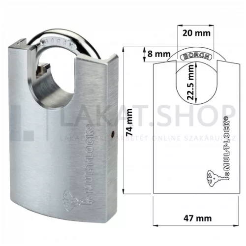Mul-T-Lock G-47P Integrator biztonsági lakat