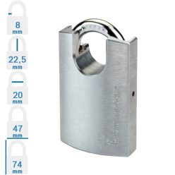 Mul-T-Lock G-47P KA MTL600 egységkulcsos lakat