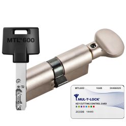Mul-T-Lock MTL600 gombos prémium biztonsági zárbetét